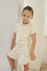 POCKET ZIP GIRLS TEE