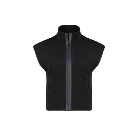 Leather Trim Vest