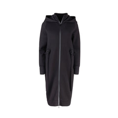 Zip-Up Hoodie Dress Long