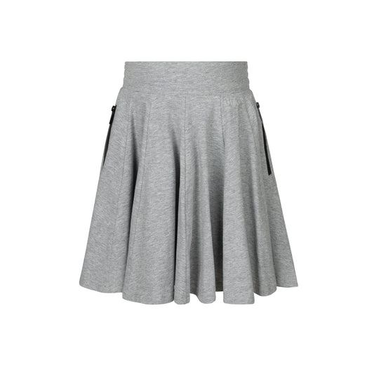 CIRCLE SKIRT WITH ZIP POCKETS