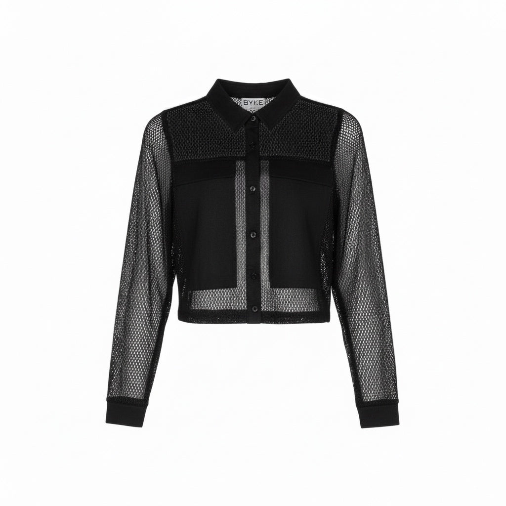 MESH  BUTTON FRONT TOP