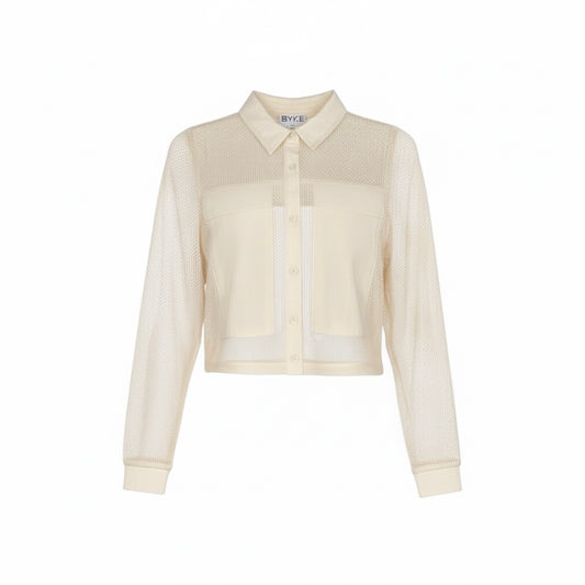 MESH  BUTTON FRONT TOP