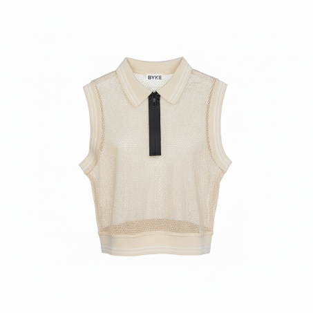 MESH  POLO VEST