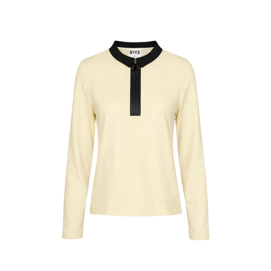 TAPED ZIPPER PLACKET POLO