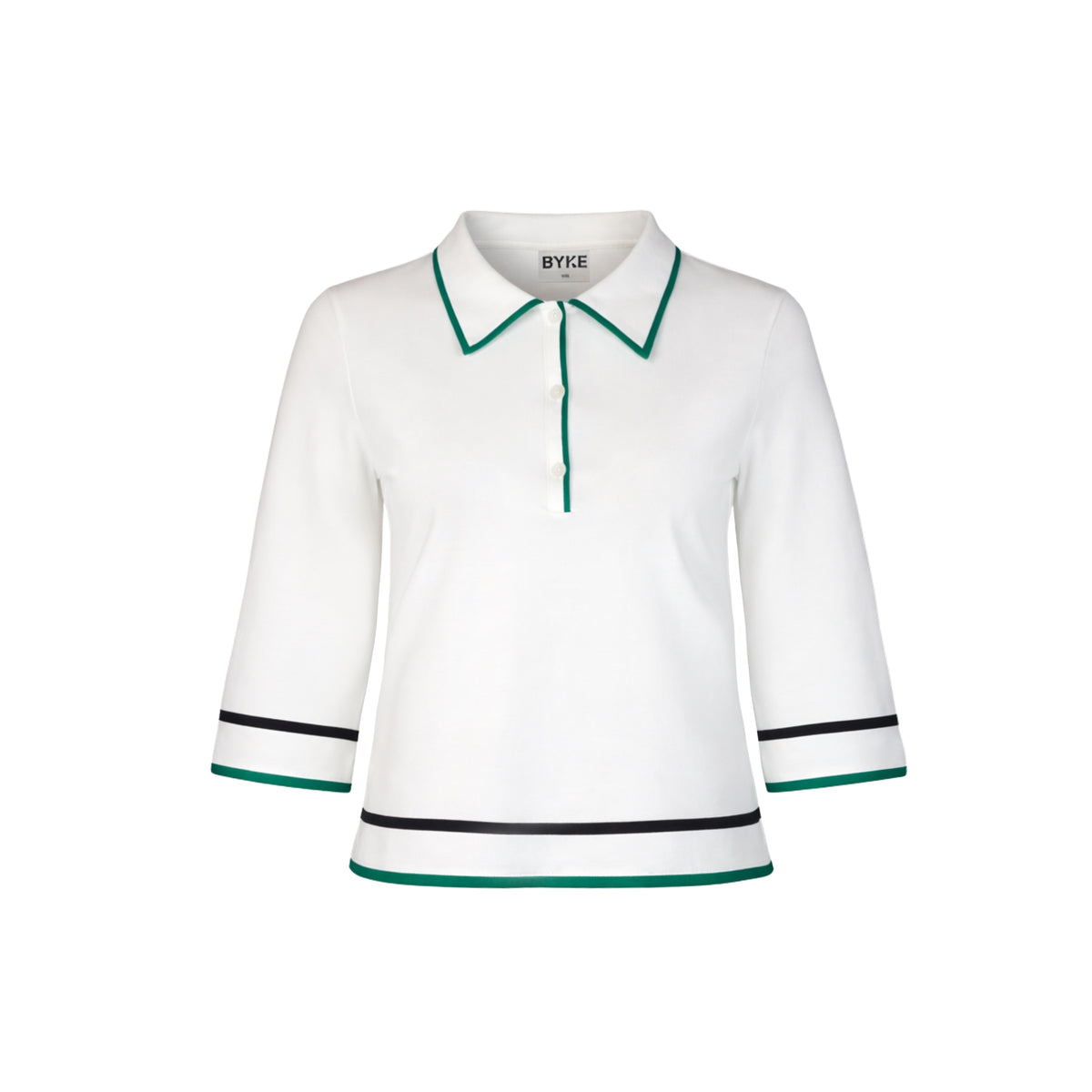 TAPE STRIPED ACCENT POLO