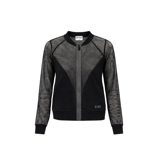 MESH ZIP UP BOMBOER