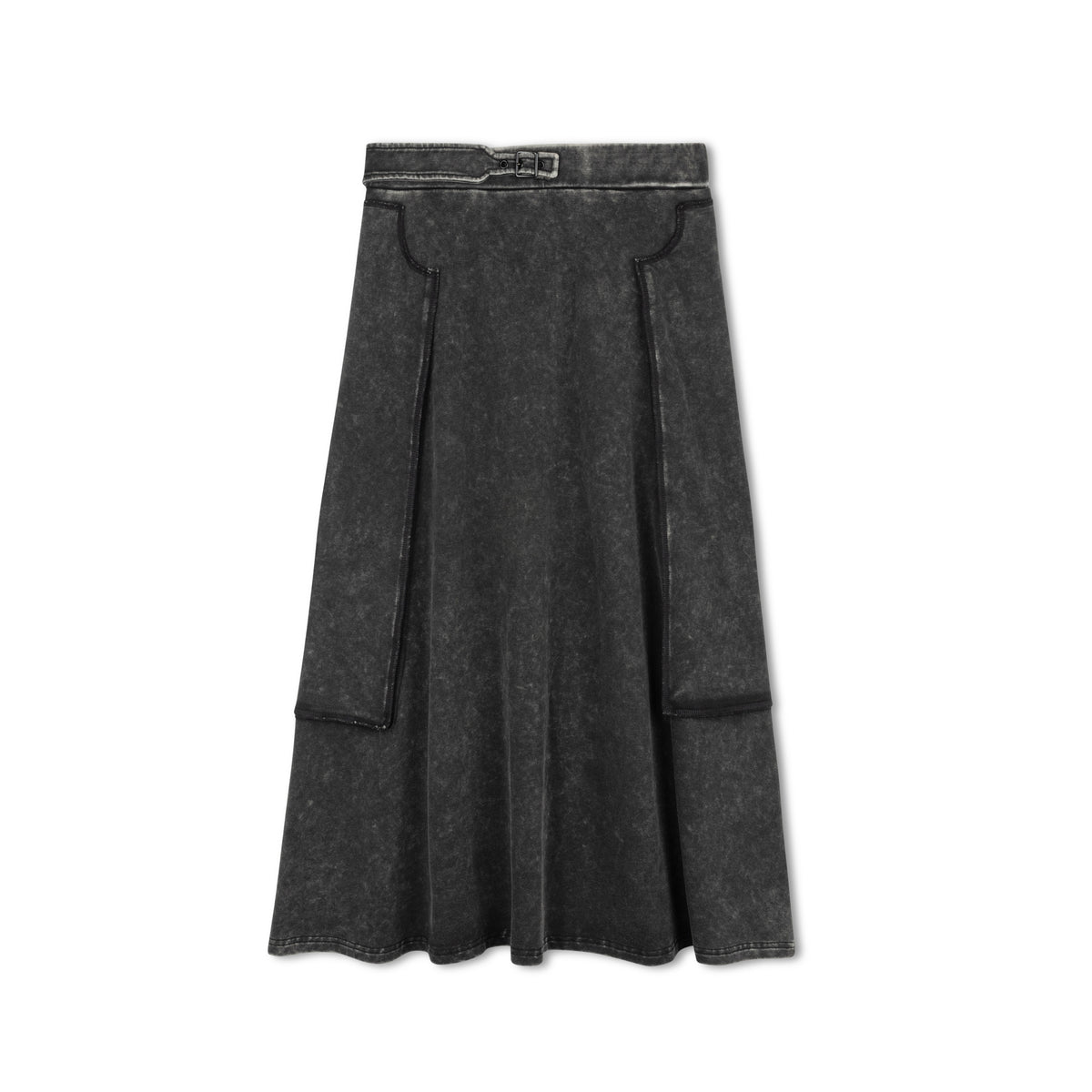 MIDI PATCH SKIRT