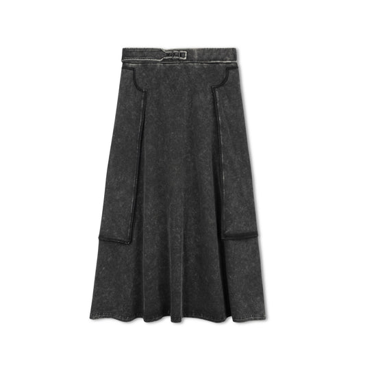 MIDI PATCH SKIRT