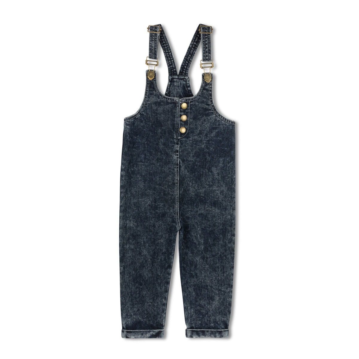 DENIM SNAP ROMPER