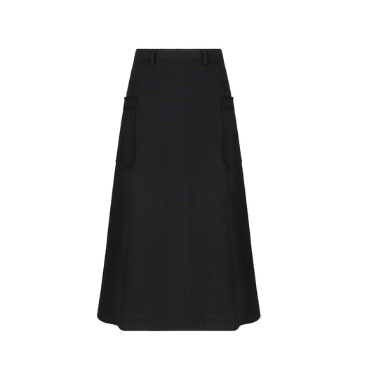 Scuba Stitched Pocket Skirt