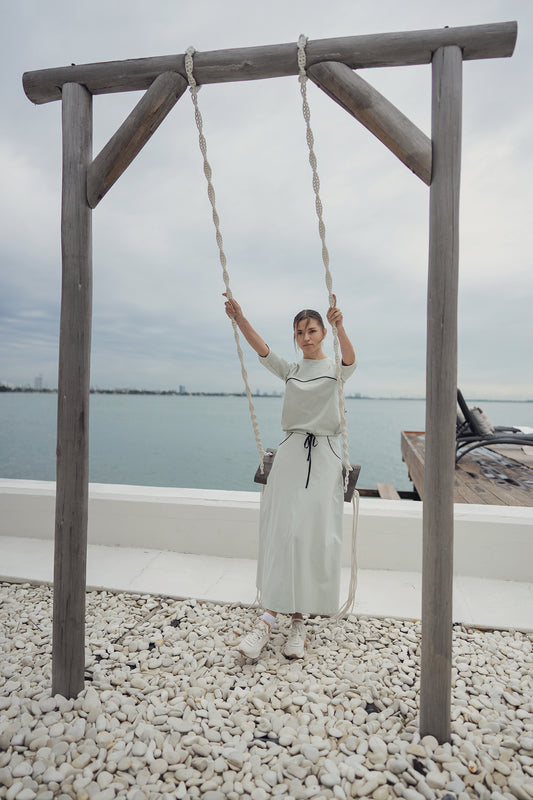 PIPING ACCENT DRAWSTRING