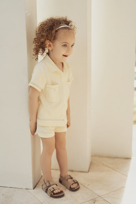 POCKET ZIP  BOYS TEE SHORT SLEEVE