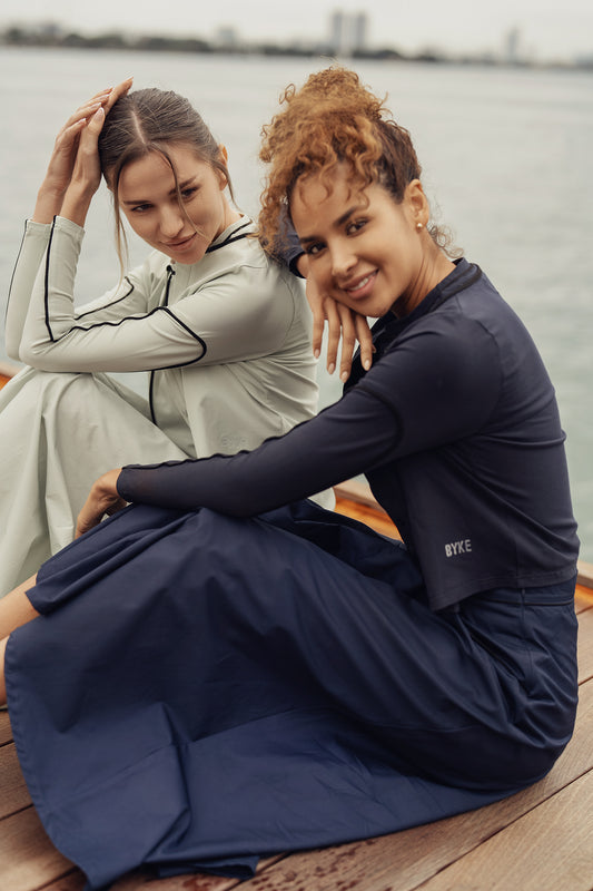 PIPING ACCENT TWIN SET