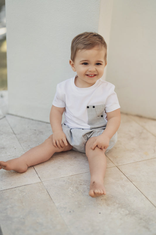 DENIM BABY BLOOMERS